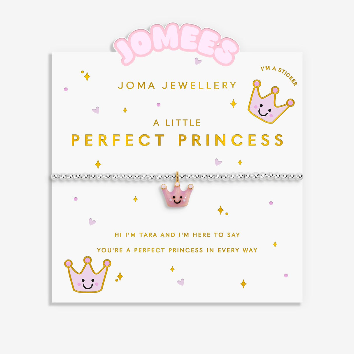 Joma Jewellery A Little Jomees 'Perfect Princess' Kids Bracelet - Silver