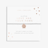 Joma Jewellery A Little 'Love Has Four Paws' Bracelet - Silver