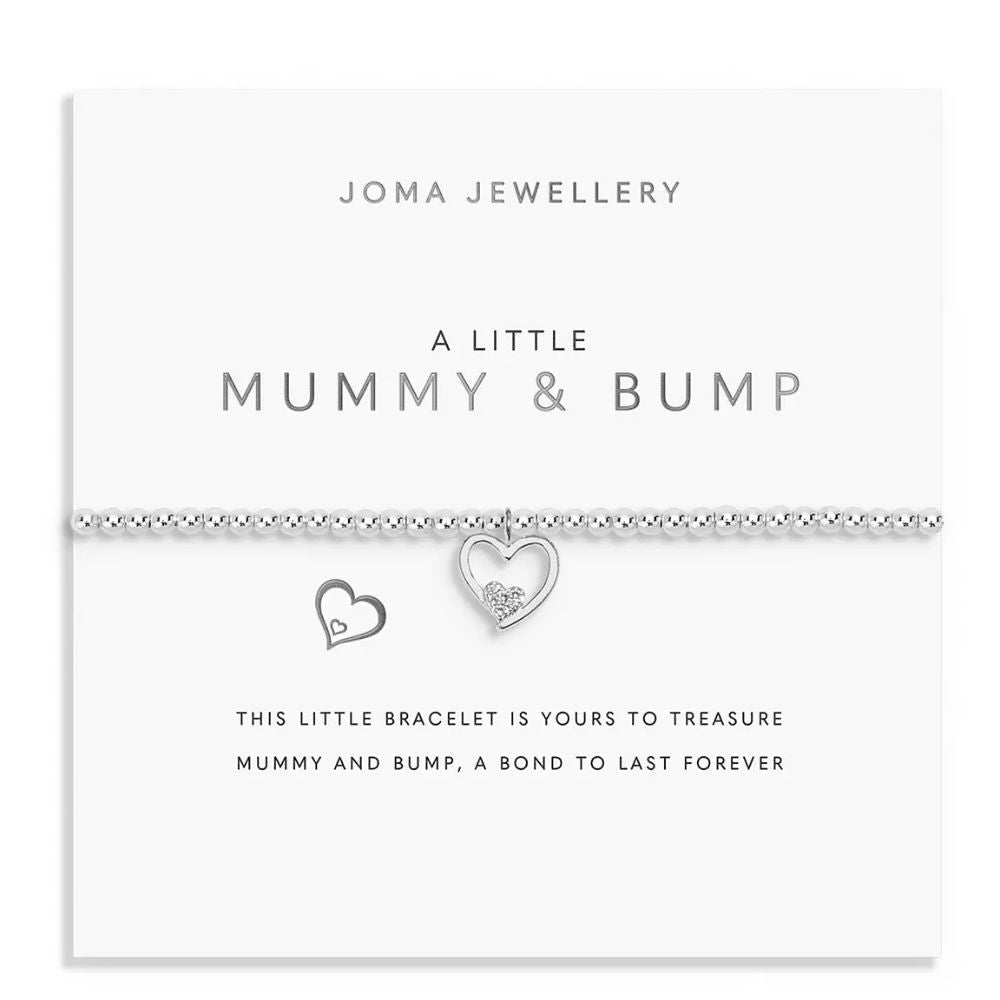 Joma Jewellery A Little 'Mummy and Bump' Silver Plated Bracelet - Old Railway Line Garden Centre