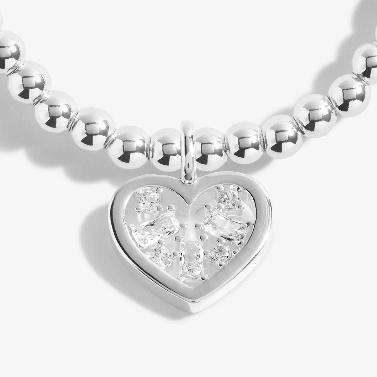 Joma Jewellery A Little 'Treasured Friend' Bracelet - Silver - Old Railway Line Garden Centre