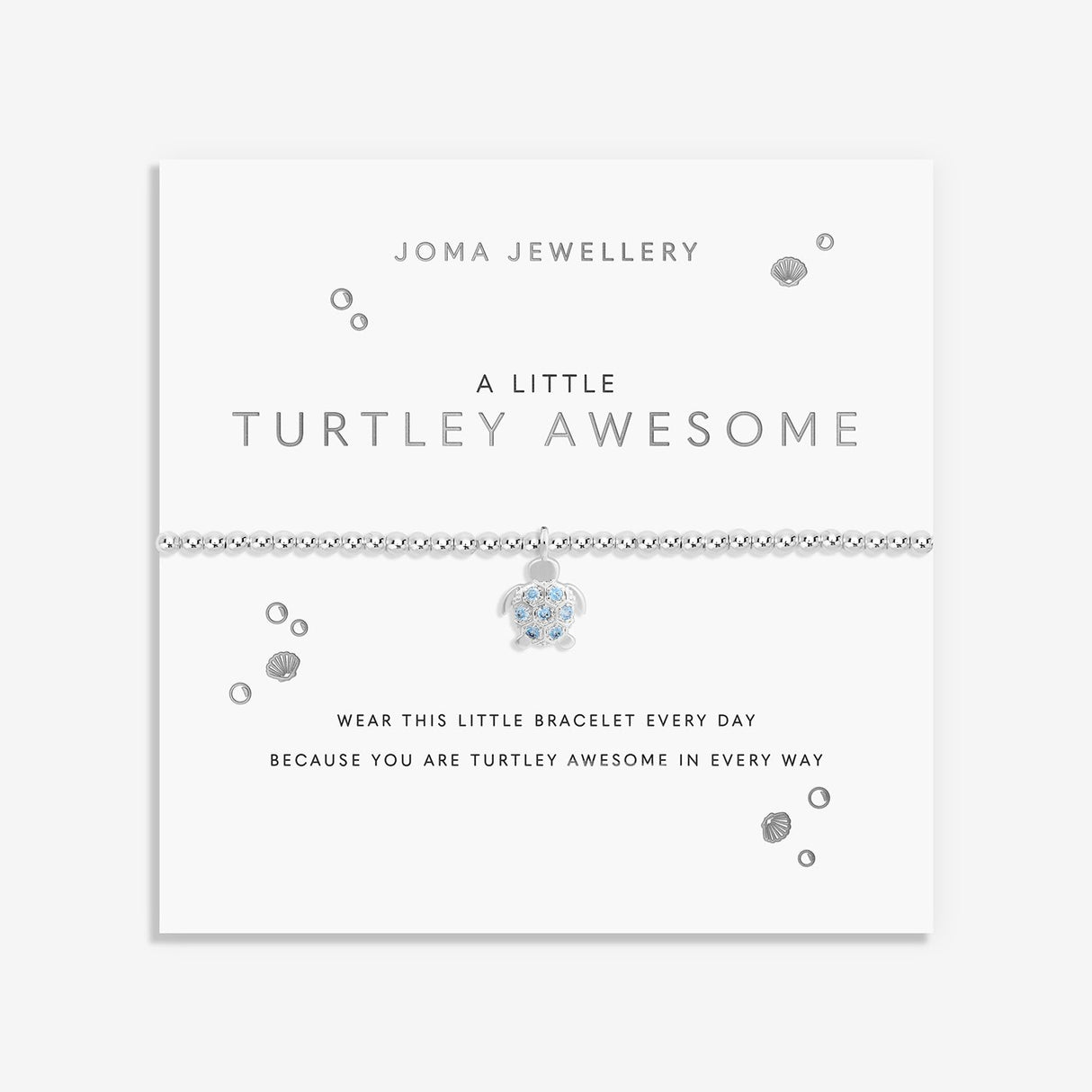 Joma Jewellery A Little 'Turtley Awesome' Bracelet - Silver
