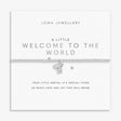 Joma Jewellery A Little 'Welcome To the World' Silver Plated Bracelet - Old Railway Line Garden Centre