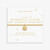 Joma Jewellery A Little 'Wonderful Things Are Coming Your Way' Bracelet