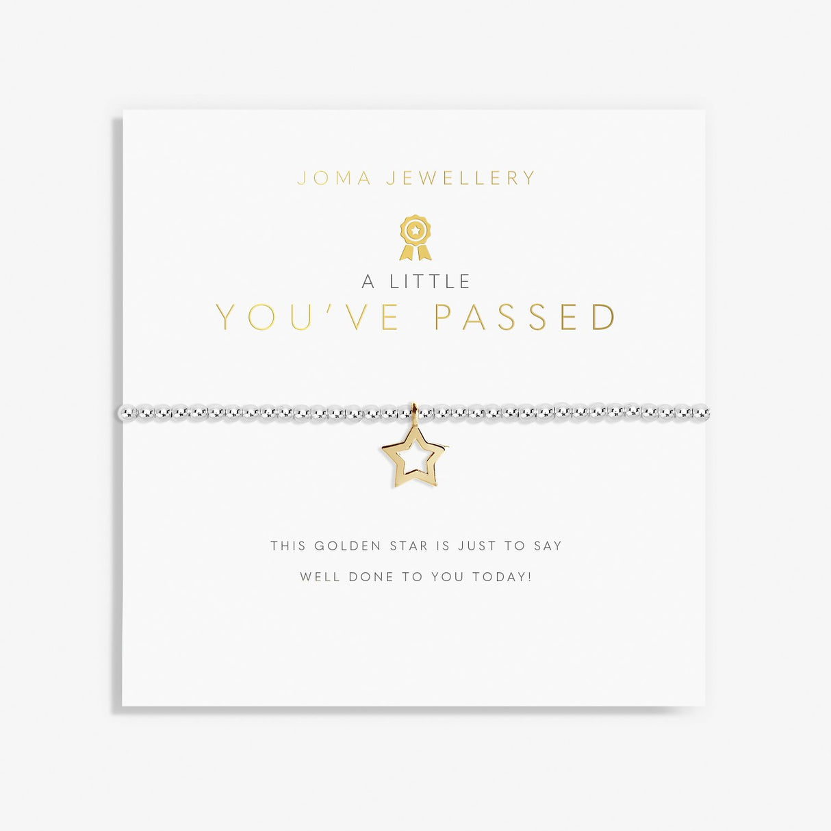Joma Jewellery A Little 'You've Passed' Bracelet - Silver