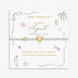 Joma Jewellery Birth Month A Little 'August' Bracelet in Silver and Gold Plating - Old Railway Line Garden Centre