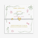 Joma Jewellery Birth Month A Little 'August' Bracelet in Silver and Gold Plating - Old Railway Line Garden Centre