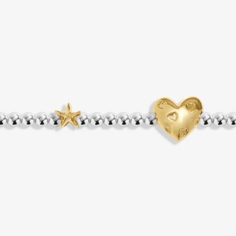 Joma Jewellery Birth Month A Little 'July' Bracelet in Silver and Gold Plating - Old Railway Line Garden Centre