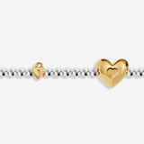 Joma Jewellery Birth Month A Little 'October' Bracelet in Silver and Gold Plating - Old Railway Line Garden Centre