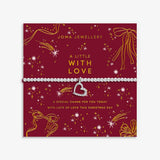 Joma Jewellery Christmas A Little 'With Love'  Bracelet