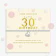 Joma Jewellery Confetti A Little 30th Birthday Silver Plated Bracelet - Old Railway Line Garden Centre