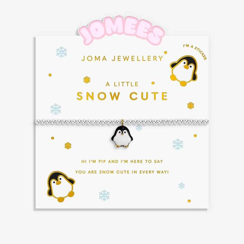 Joma Jewellery Kids A Little Jomees 'Snow Cute' Silver Bracelet