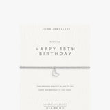 Joma Jewellery Lab Grown Diamond Happy 18th Birthday Bracelet