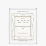 Joma Jewellery Lab Grown Diamond Happy 30th Birthday Bracelet