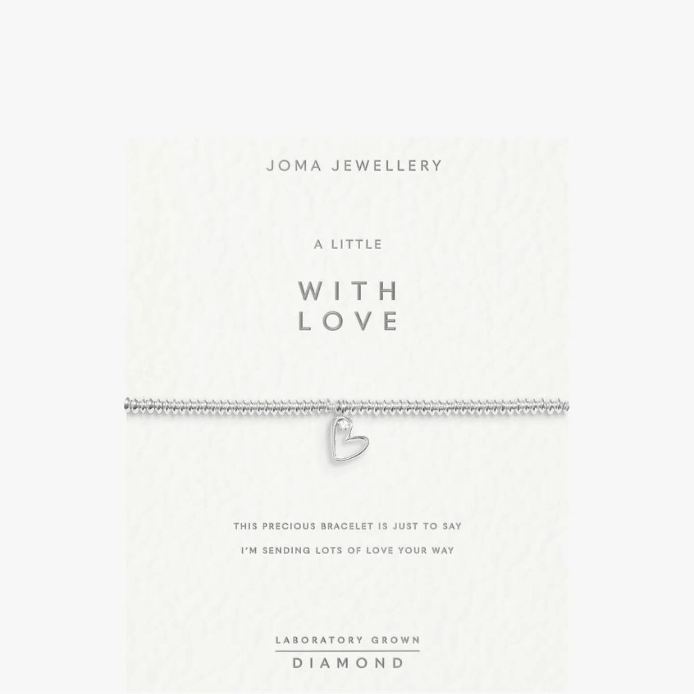 Joma Jewellery Lab Grown Diamond 'With Love' Bracelet