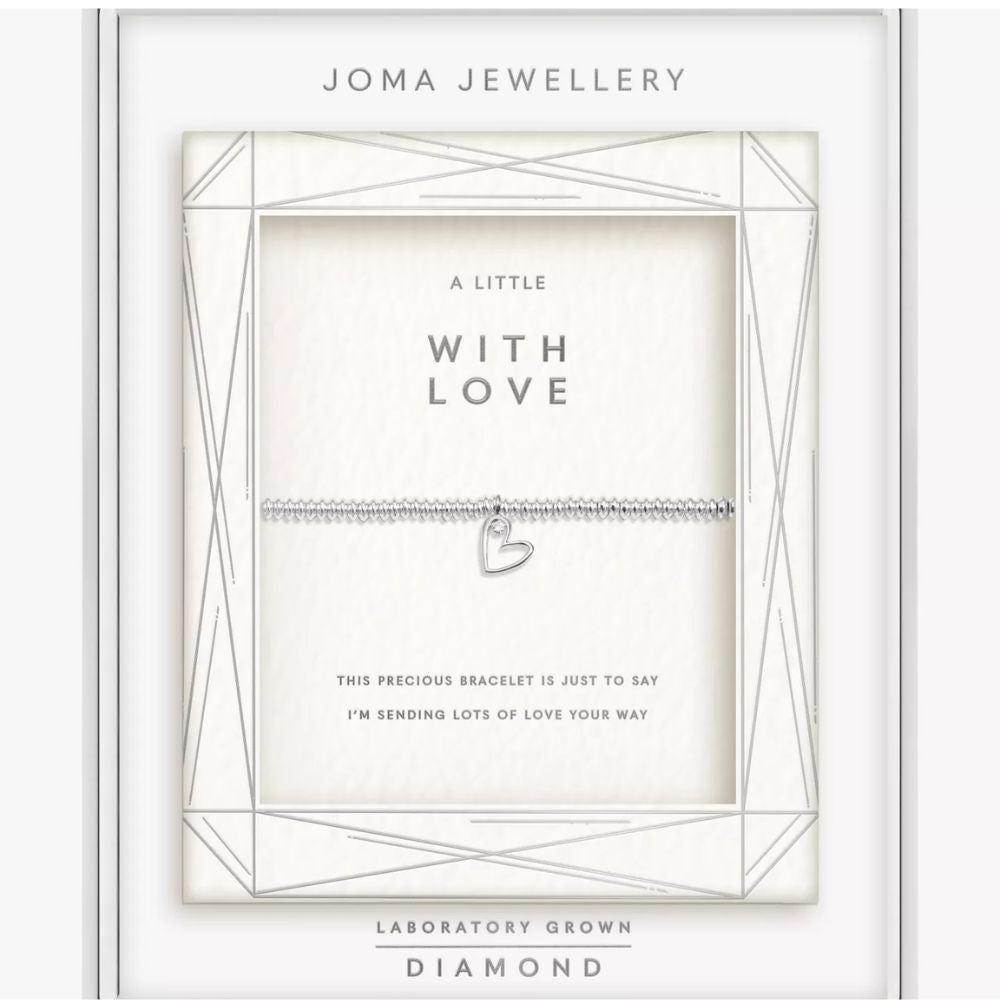 Joma Jewellery Lab Grown Diamond 'With Love' Bracelet