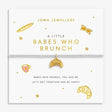 Joma Jewllery A Little Vibes 'Babes Who Brunch' Bracelet - Silver Plated - Old Railway Line Garden Centre