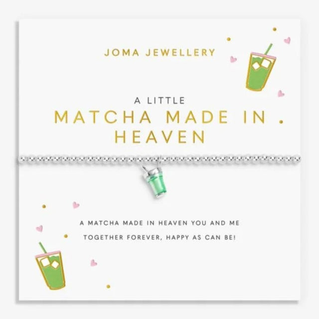 Joma Jewllery A Little Vibes 'Matcha Made In Heaven' Bracelet - Silver Plated - Old Railway Line Garden Centre