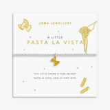 Joma Jewllery A Little Vibes 'Pasta La Vista' Bracelet - Silver Plated - Old Railway Line Garden Centre
