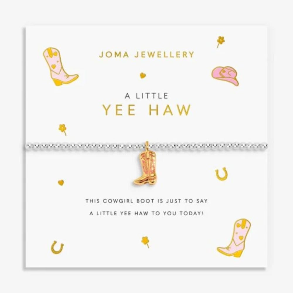 Joma Jewllery A Little Vibes 'Yeehaw' Bracelet - Silver Plated - Old Railway Line Garden Centre