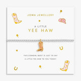 Joma Jewllery A Little Vibes 'Yeehaw' Bracelet - Silver Plated - Old Railway Line Garden Centre