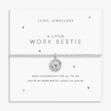 Joma Jewllery A Little 'Work Bestie' Bracelet - Silver Plated - Old Railway Line Garden Centre