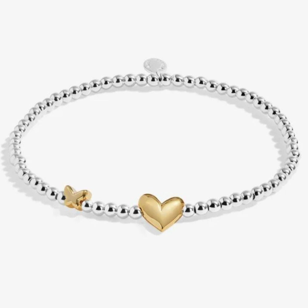 Joma Jewllery Birth Month A Little 'April' Bracelet in Silver and Gold Plating - Old Railway Line Garden Centre
