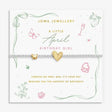 Joma Jewllery Birth Month A Little 'April' Bracelet in Silver and Gold Plating - Old Railway Line Garden Centre
