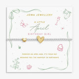 Joma Jewllery Birth Month A Little 'April' Bracelet in Silver and Gold Plating - Old Railway Line Garden Centre