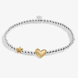Joma Jewllery Birth Month A Little 'December' Bracelet in Silver and Gold Plating - Old Railway Line Garden Centre