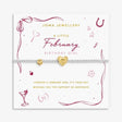 Joma Jewllery Birth Month A Little 'February' Bracelet in Silver and Gold Plating - Old Railway Line Garden Centre