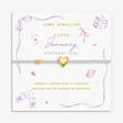 Joma Jewllery Birth Month A Little 'January' Bracelet in Silver and Gold Plating - Old Railway Line Garden Centre