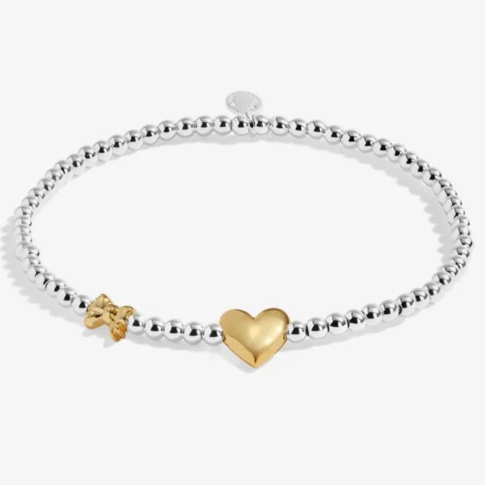 Joma Jewllery Birth Month A Little 'January' Bracelet in Silver and Gold Plating - Old Railway Line Garden Centre