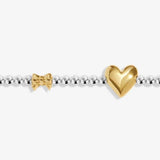 Joma Jewllery Birth Month A Little 'January' Bracelet in Silver and Gold Plating - Old Railway Line Garden Centre