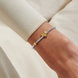 Joma Jewllery Birth Month A Little 'June' Bracelet in Silver and Gold Plating - Old Railway Line Garden Centre