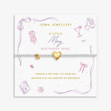 Joma Jewllery Birth Month A Little 'May' Bracelet in Silver and Gold Plating - Old Railway Line Garden Centre