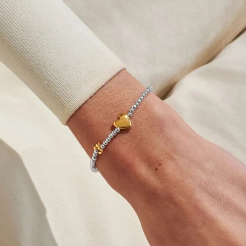 Joma Jewllery Birth Month A Little 'May' Bracelet in Silver and Gold Plating - Old Railway Line Garden Centre