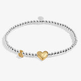 Joma Jewllery Birth Month A Little 'May' Bracelet in Silver and Gold Plating - Old Railway Line Garden Centre