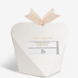Joma Jewllery Bridal From The Heart Gift Box ' Bride ' Bracelet - Silver Plated - Old Railway Line Garden Centre