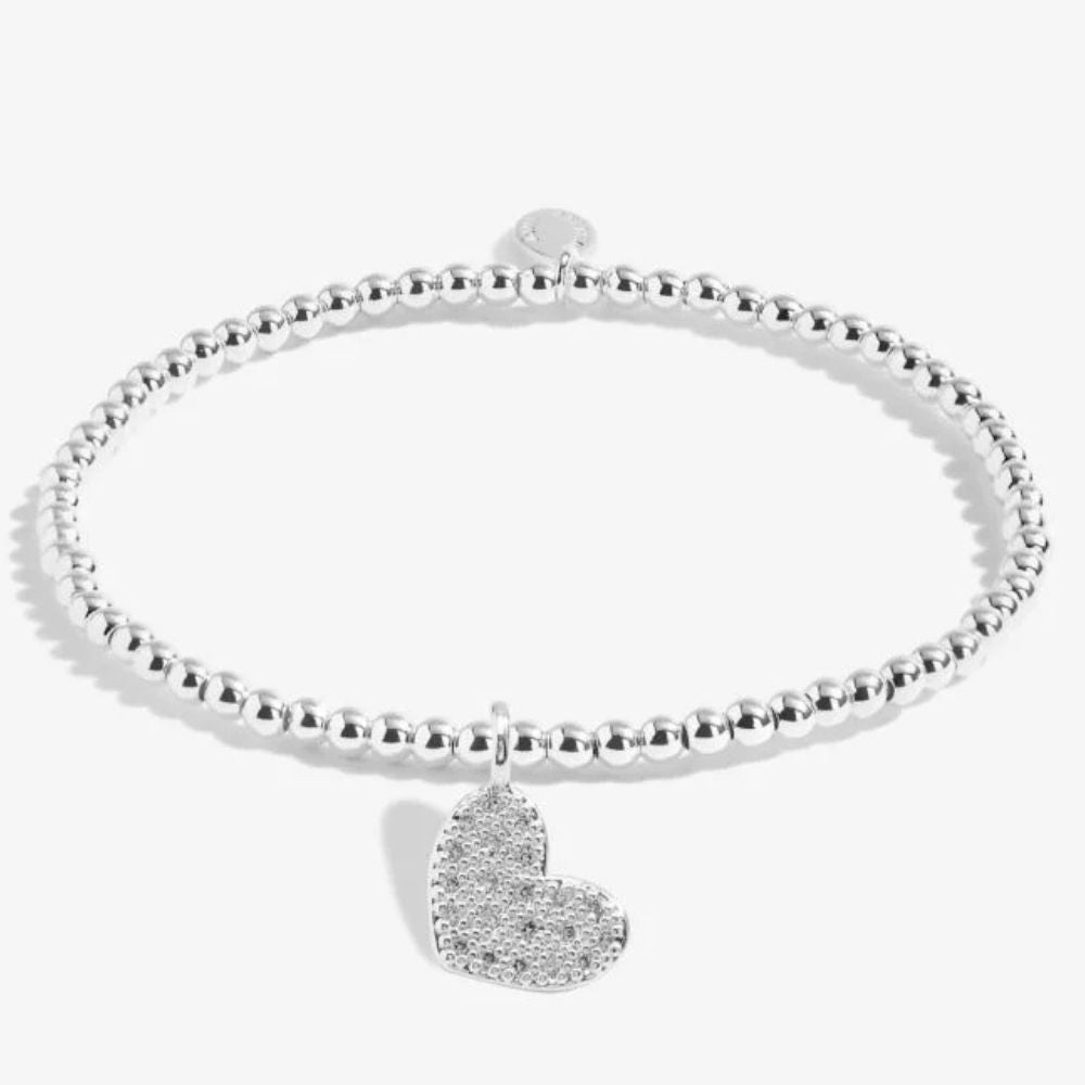 Joma Jewllery Bridal From The Heart Gift Box ' Bride ' Bracelet - Silver Plated - Old Railway Line Garden Centre