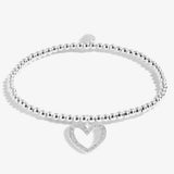 Joma Jewllery Bridal From The Heart Gift Box ' Bridesmaid ' Bracelet - Silver Plated - Old Railway Line Garden Centre