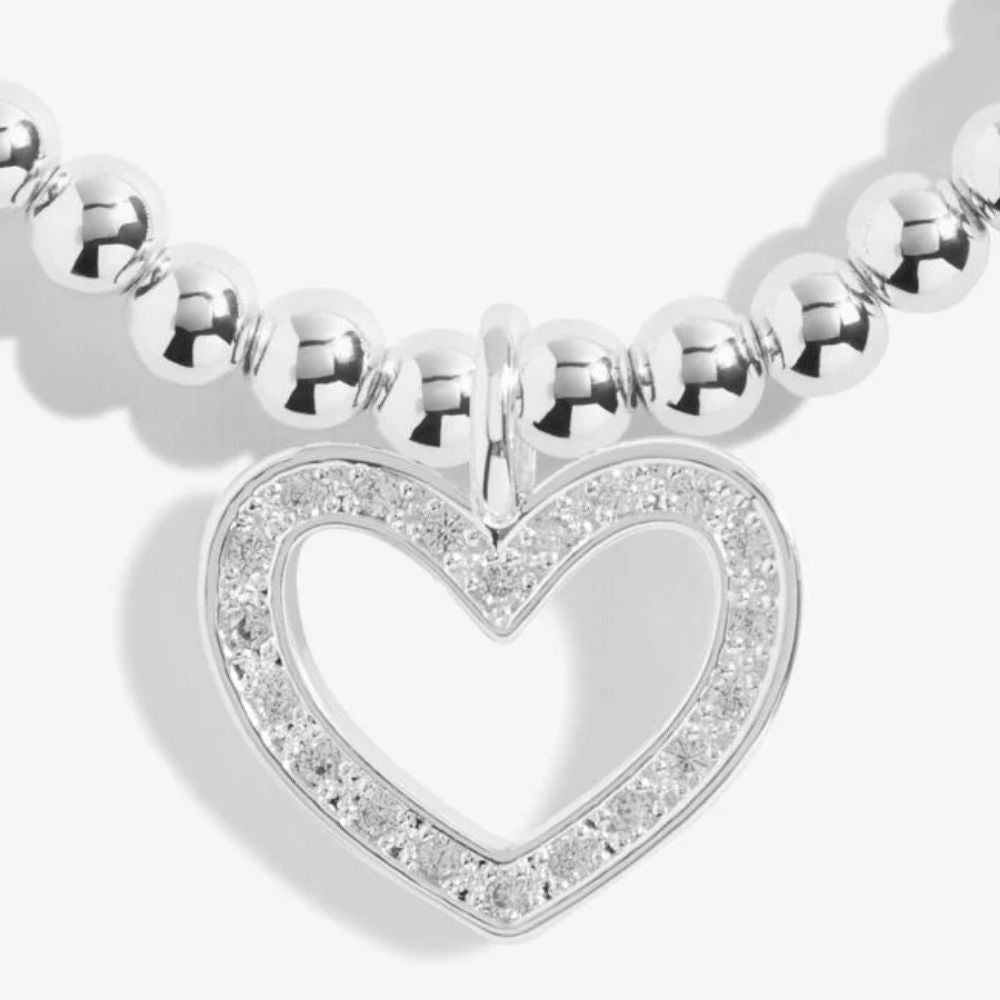 Joma Jewllery Bridal From The Heart Gift Box ' Bridesmaid ' Bracelet - Silver Plated - Old Railway Line Garden Centre