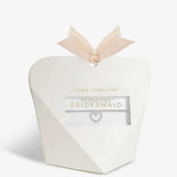 Joma Jewllery Bridal From The Heart Gift Box ' Bridesmaid ' Bracelet - Silver Plated - Old Railway Line Garden Centre