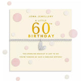 Joma Jewllery Confetti A Little '60th Birthday' Bracelet - Silver Plated - Old Railway Line Garden Centre