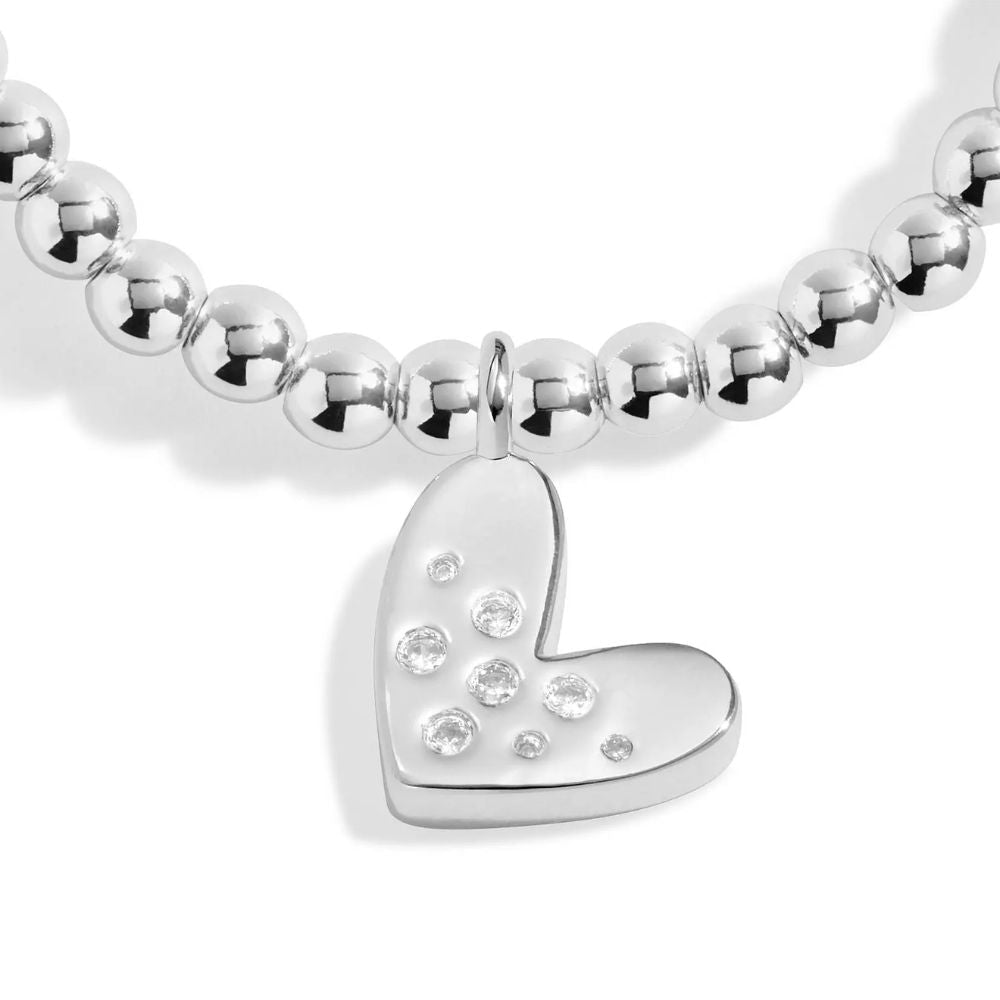 Joma Jewllery Confetti A Little '60th Birthday' Bracelet - Silver Plated - Old Railway Line Garden Centre