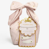 Joma Jewllery Kids' Bow Bag and A Little 'Flower Girl' Bracelet Gift Set - Old Railway Line Garden Centre