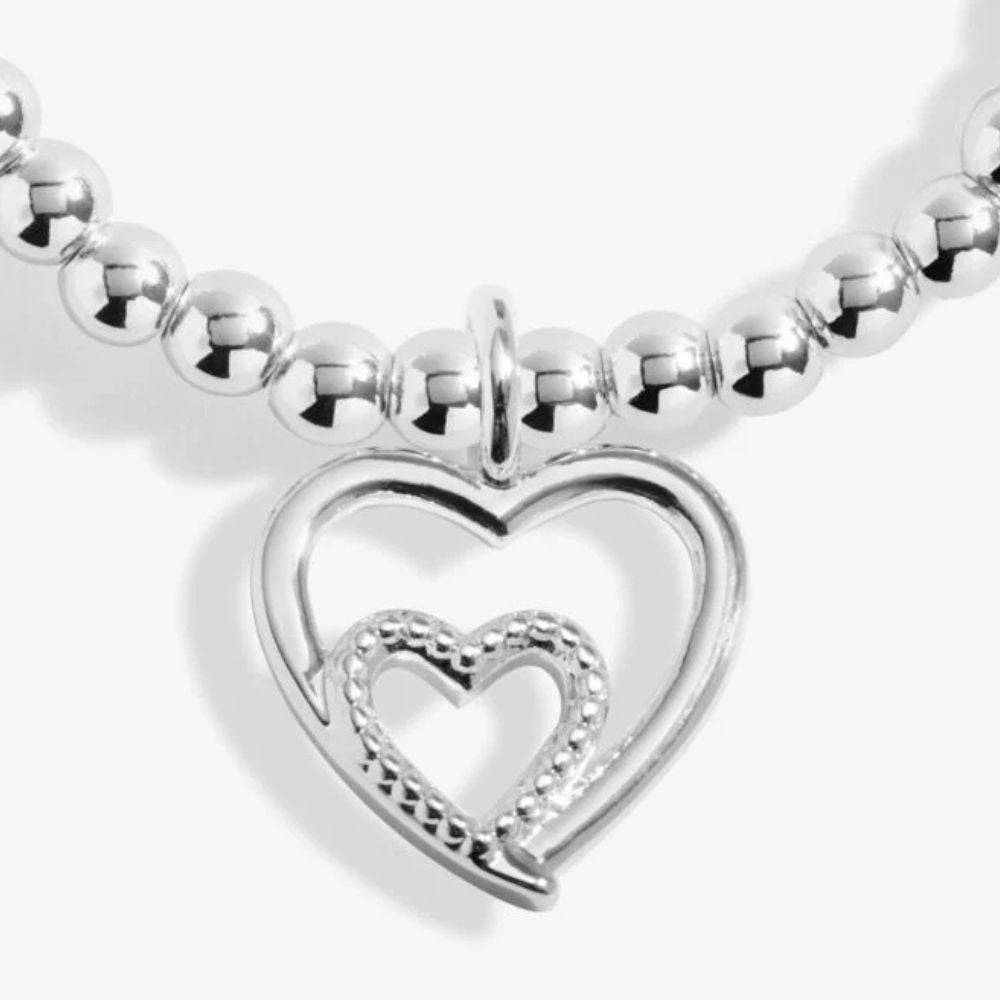 Joma Jewllery Mother's Day A Little 'Happy First Mother's Day' Bracelet - Silver Plated - Old Railway Line Garden Centre