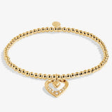 Joma Jewllery Mother's Day A Little 'Happy Mother's Day' Bracelet - Gold Plated - Old Railway Line Garden Centre