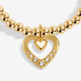 Joma Jewllery Mother's Day A Little 'Happy Mother's Day' Bracelet - Gold Plated - Old Railway Line Garden Centre