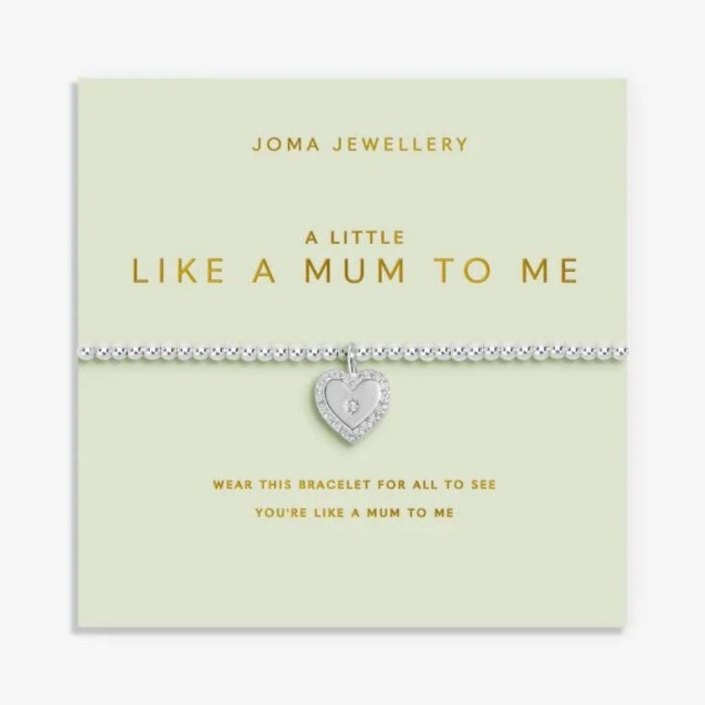 Joma Jewllery Mother's Day A Little 'Like A Mum To Me' Bracelet - Silver Plated - Old Railway Line Garden Centre