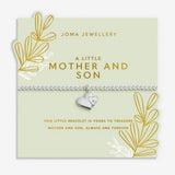 Joma Jewllery Mother's Day A Little 'Mother And Son' Bracelet - Silver Plated - Old Railway Line Garden Centre